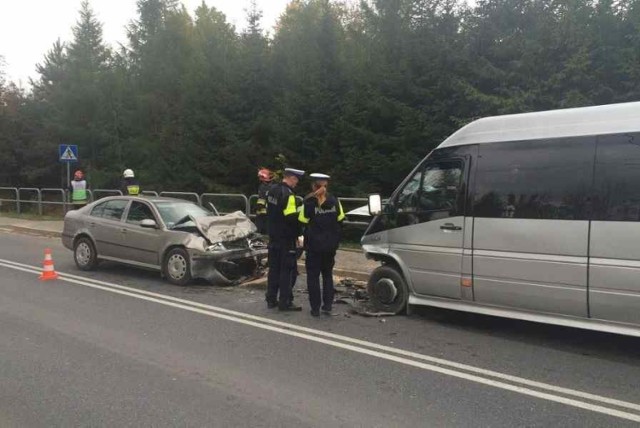 Do kraksy doszło w Inwałdzie na odcinku prostej drogi z Wadowic do Andrychowa.