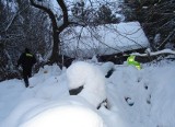 54-letni mężczyzna zamarzł w śniegu