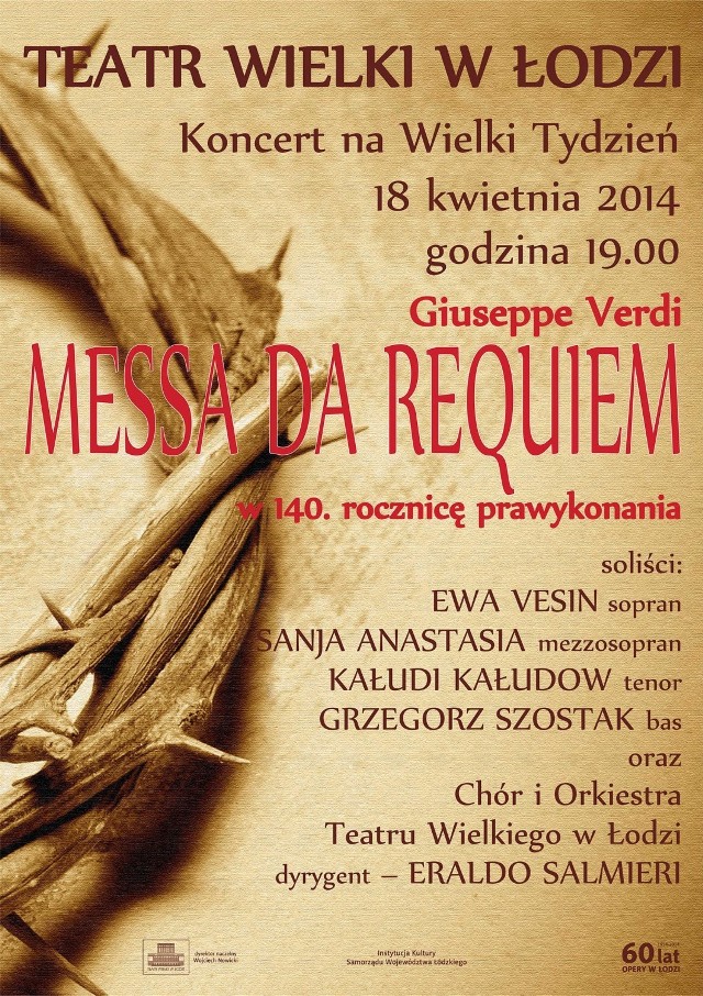 Requiem Verdiego w Teatrze Wielkim w Łodzi