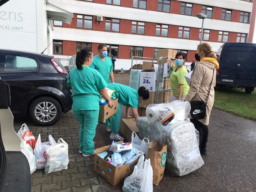 Do Hospicjum w Szpitalu Specjalistycznym w Kościerzynie trafiły środki czystości