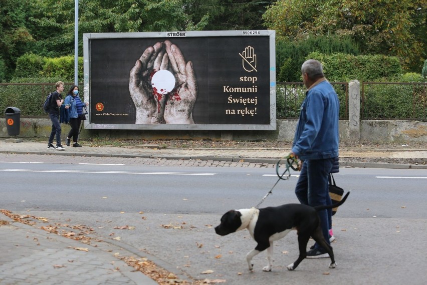 Szokujące billboardy pojawiły się w Katowicach