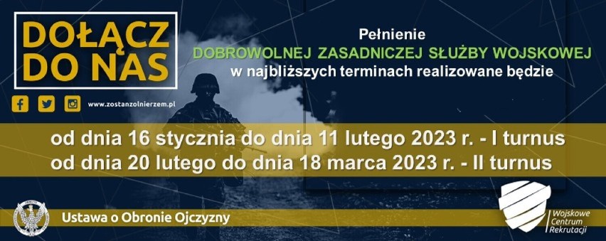 Wiemy, kiedy odbędą się szkolenia dobrowolnej zasadniczej...