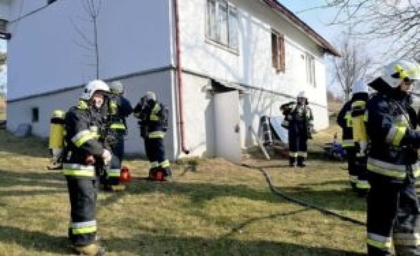 Pożar kotłowni w budynku mieszkalnym w Siołkowej