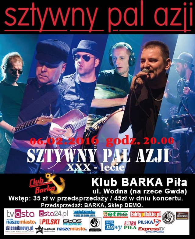 Rozdajemy bilety na koncert Sztywny Pal Azji