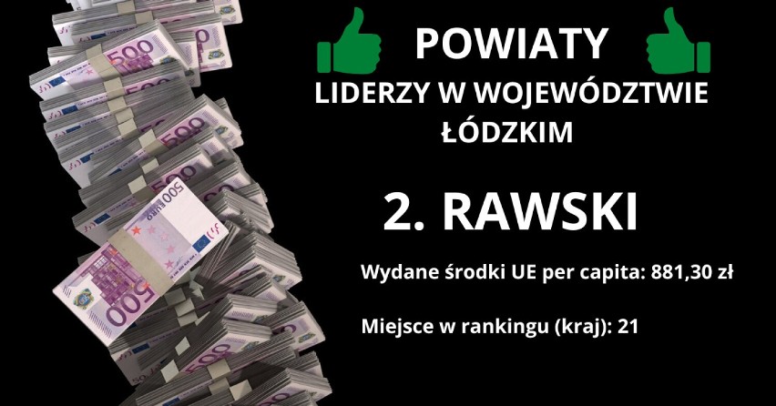 Jak samorządy w województwie łódzkim wykorzystują środki unijne? Zobacz ranking liderów i outsiderów 