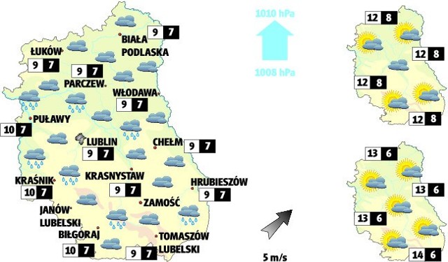 Pogoda na Lubelszczyźnie 7 listopada