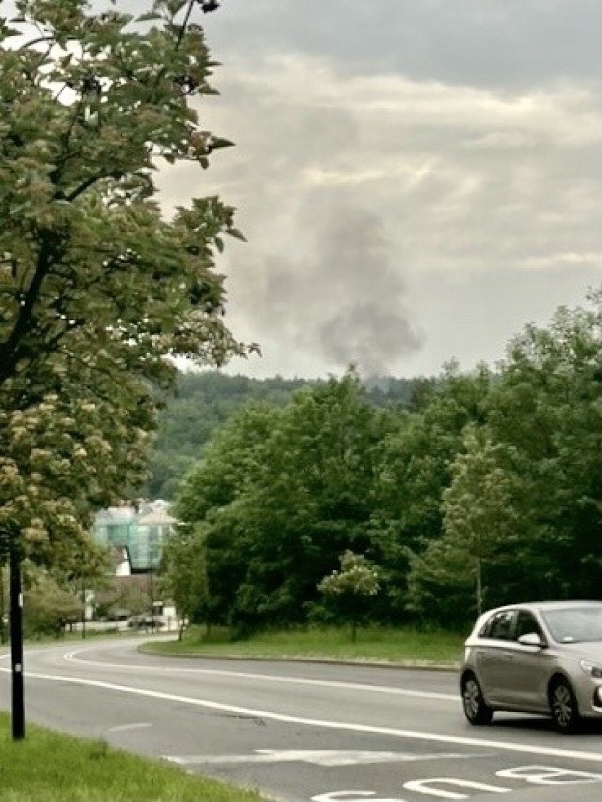Interwencja strażaków w Gdańsku. 7.06.2022. Zapalił się domek letniskowy przy Jaśkowej Dolinie