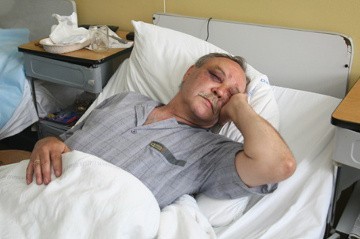 Pobity Jerzy Rybiński w łódzkim szpitalu.