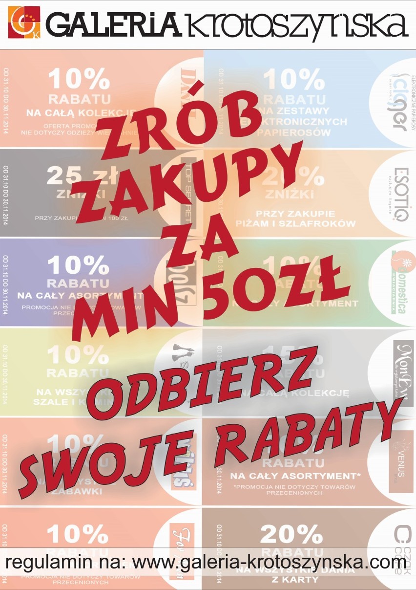 Galeria Krotoszyńska - Super rabaty za zakupy 