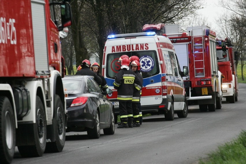 Wypadek w Koskowicach (ZDJĘCIA)