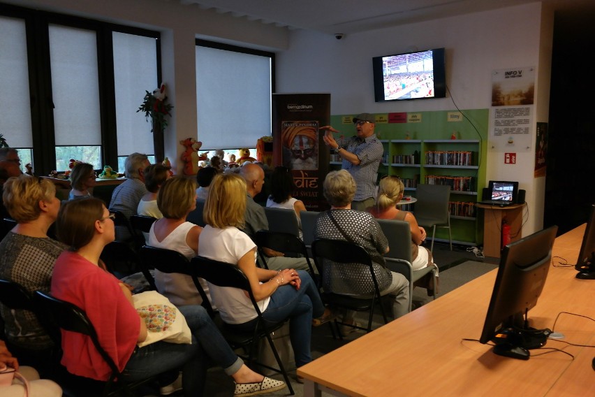 Podróżnik Marek Pindral "zabrał" mieszkańców Malborka w klimatyczną podróż do Indii