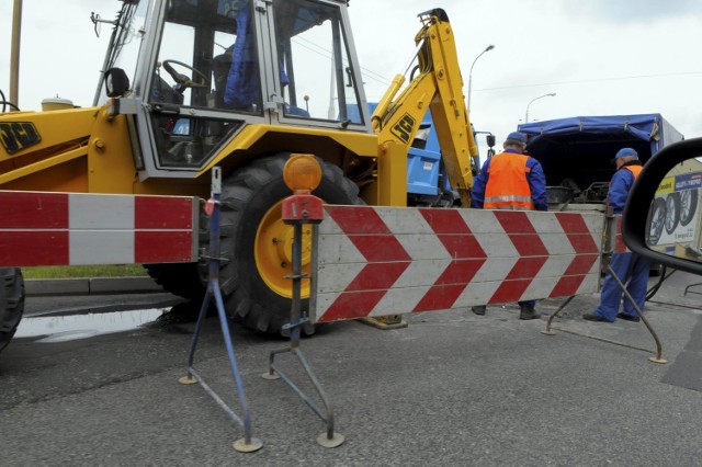 Utrudnienia w ruchu na Drodze Męczenników Majdanka