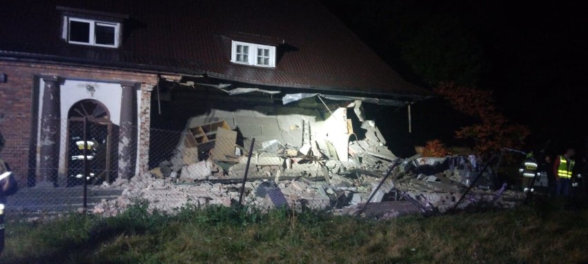 Wybuch butli gazu w budynku mieszkalnym w Skalmierzu