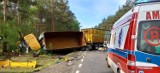 Śmiertelny wypadek na trasie Zielona Góra - Żary. Trasa jest zablokowana