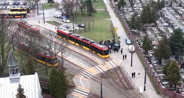 Otwarcie tramwaju na Kasprzaka