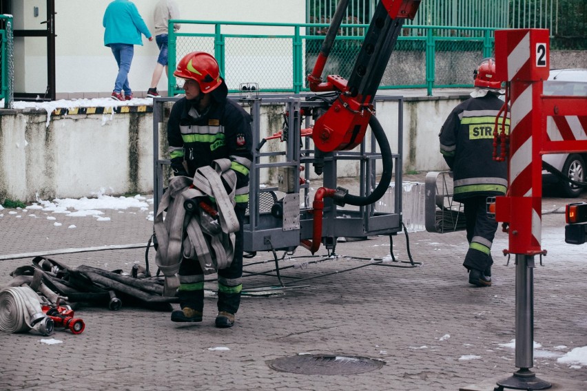 O godz. 6.50 zaczęła się ewakuacja ludzi z jednego ze...