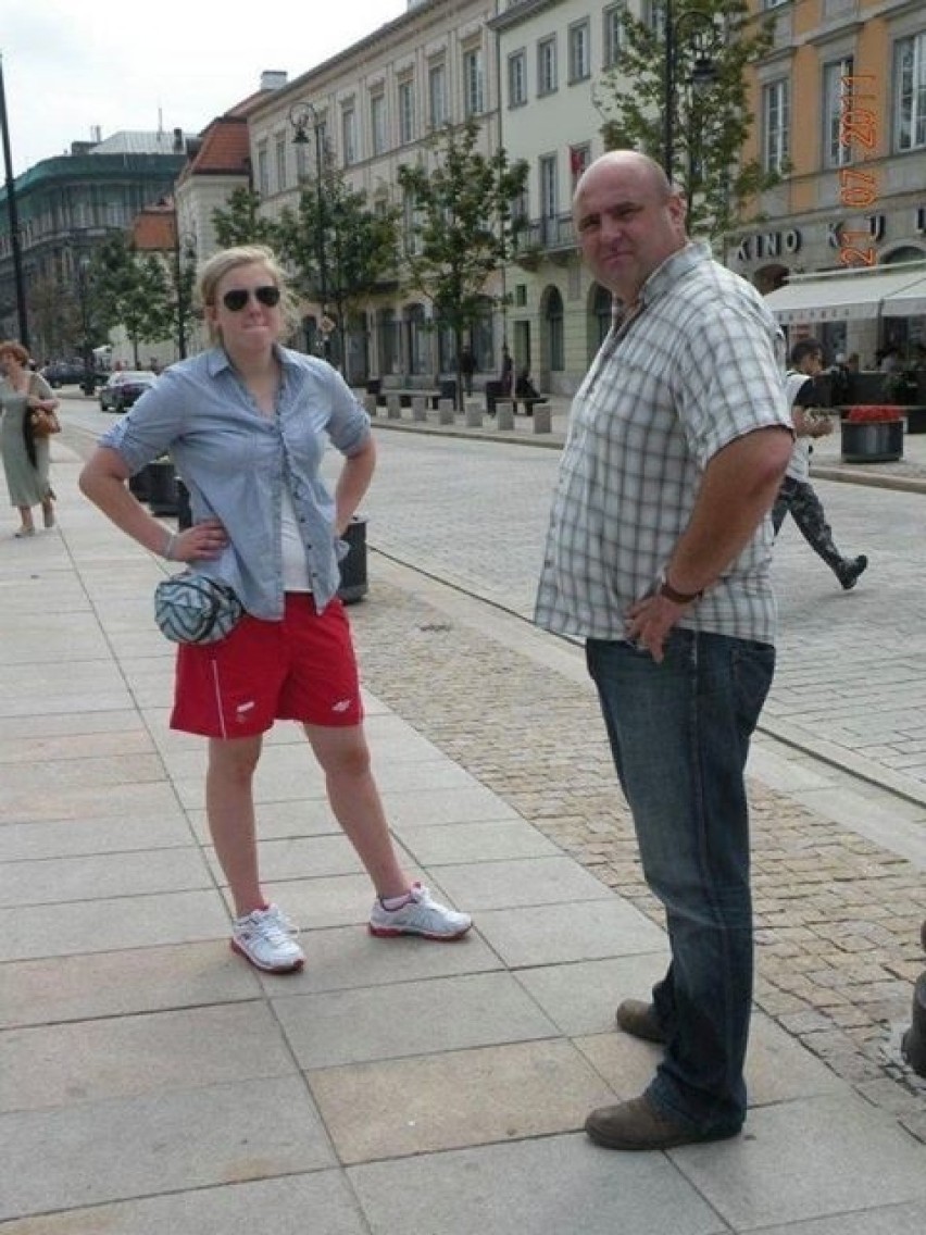 Anna Załęczna, judoczka, z tatą Robertem, który zaszczepił w...
