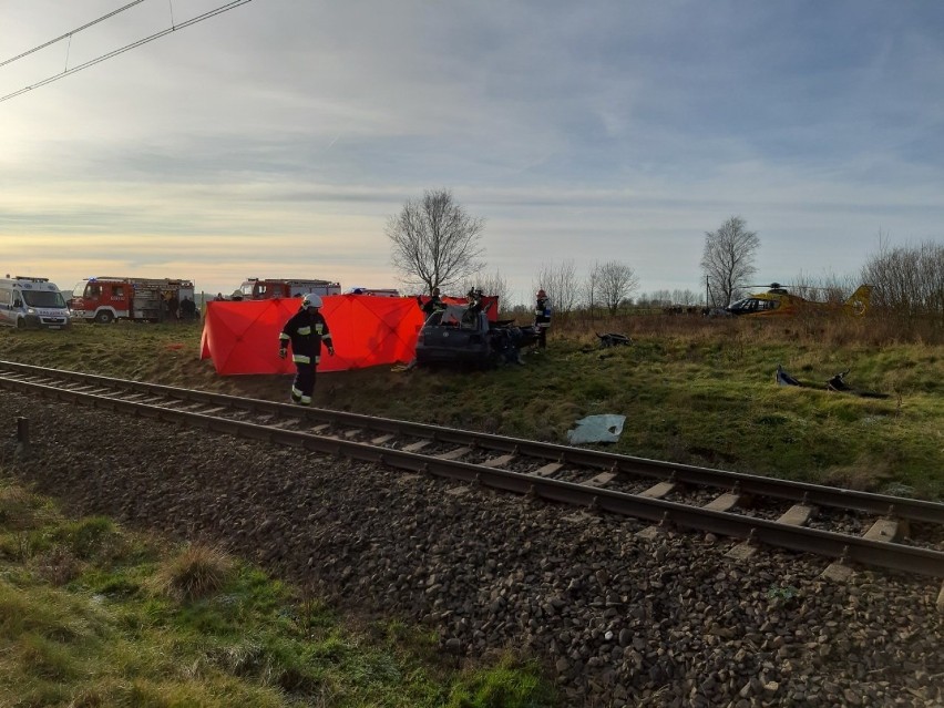 Tragiczny wypadek na torach koło Szczecinka