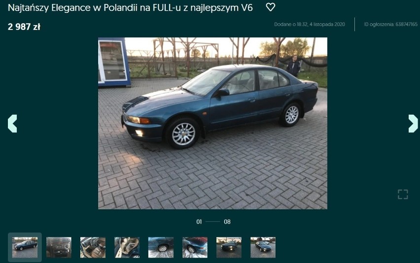 Mitsubishi Galant
Cena 2 987 zł
Rok produkcji 1998
Poj....