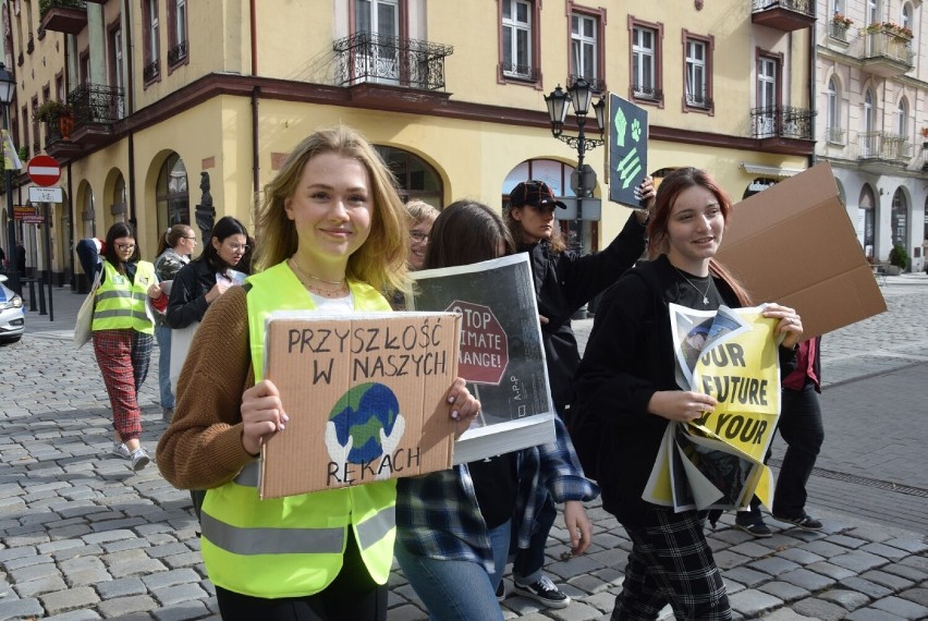 Młodzieżowy strajk klimatyczny w Kaliszu. Młodzi aktywiści...