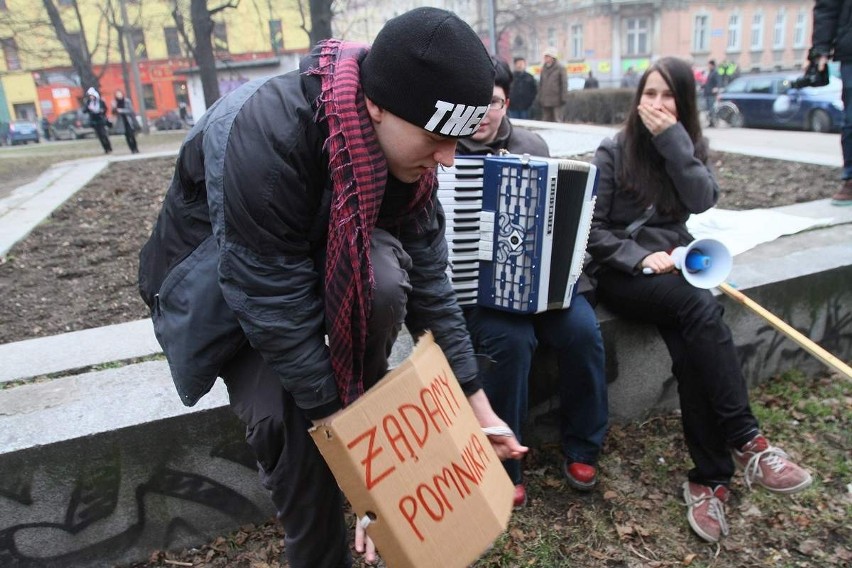 Świdnica: Protest w sprawie pomnika