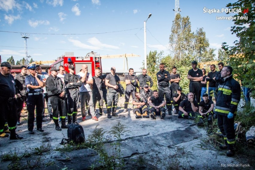 Ćwiczenia w Jastrzębiu: groźny pożar w KWK Jas-Mos
