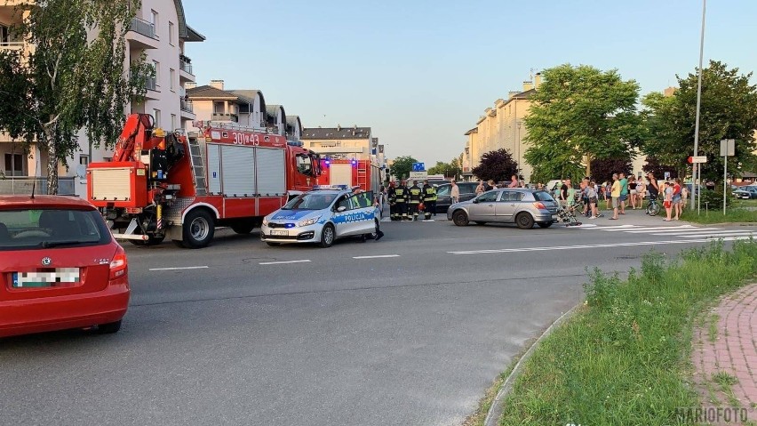 Wypadek na Koszalińskiej w Opolu.