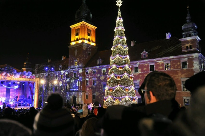 Świąteczna iluminacja Warszawy