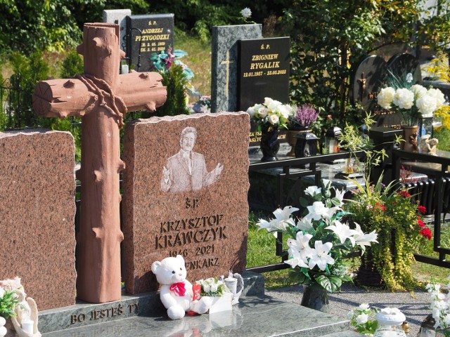 Tak wygląda obecnie grób Krzysztofa Krawczyka w Grotnikach