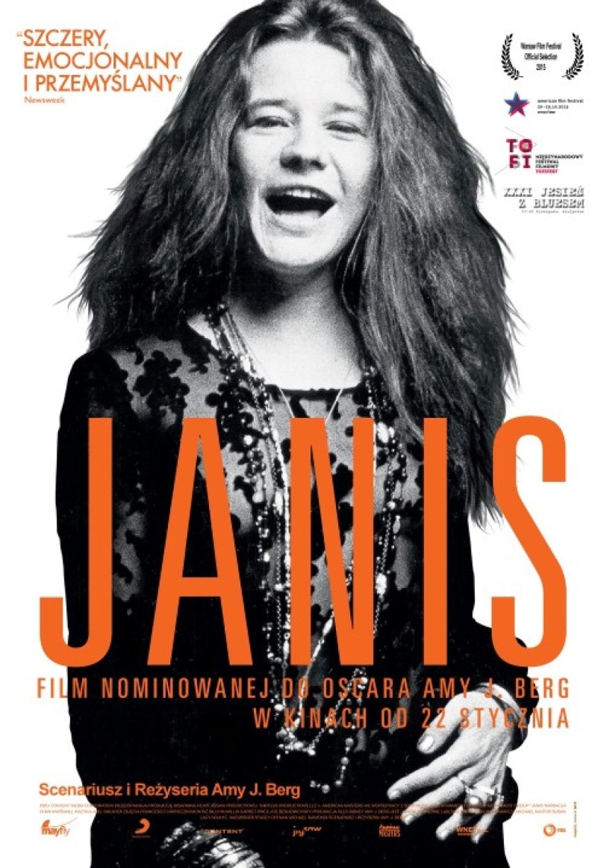 JANIS
Dokument opowiadający o dzieciństwie Janis Joplin...