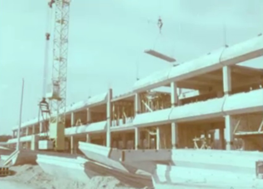 Zrzut z wideo kroniki budowy kompleksu PCW