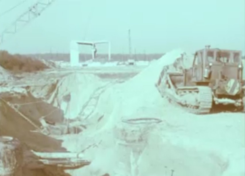 Zrzut z wideo kroniki budowy kompleksu PCW