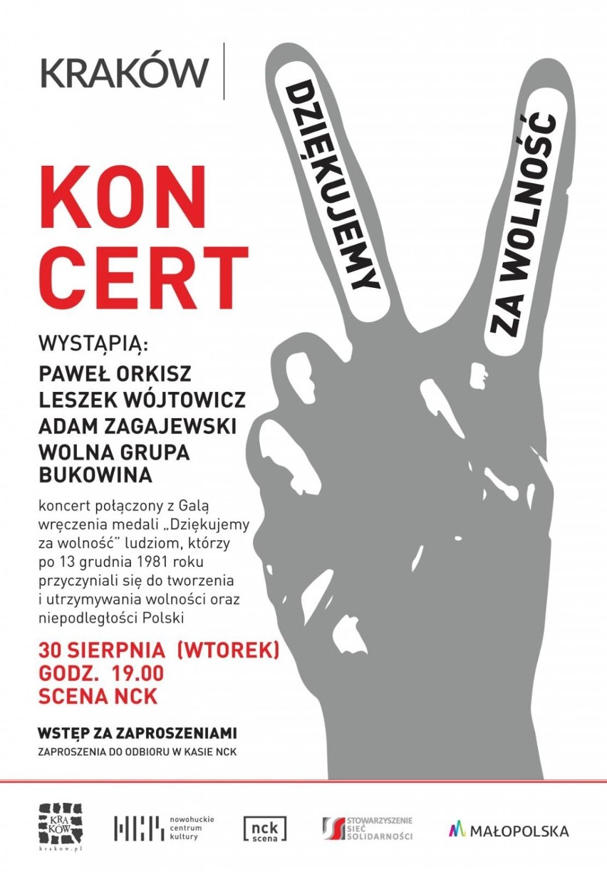 WTOREK, 30 SIERPNIA 2016, 19:00
Nowohuckie Centrum Kultury,...