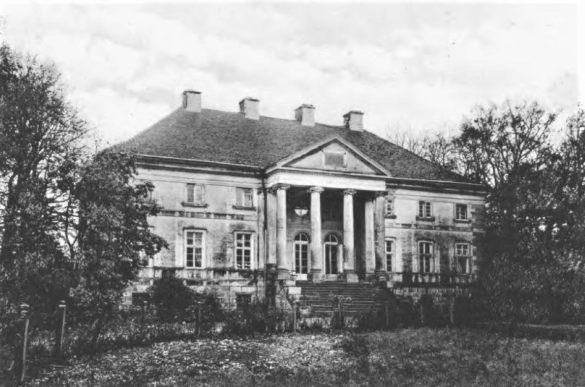 Pałac w Siernikach około 1910 roku