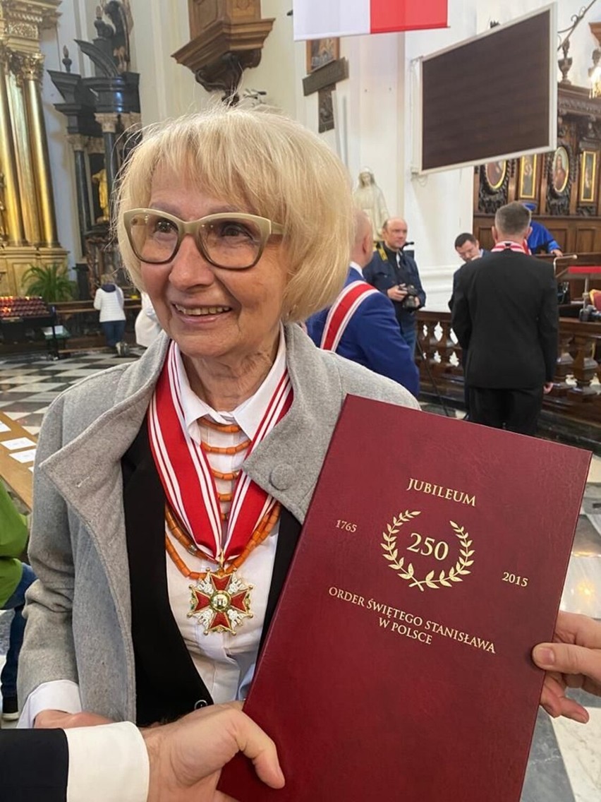Barbara Wilk-Malinowska została uhonorowana Orderem w...