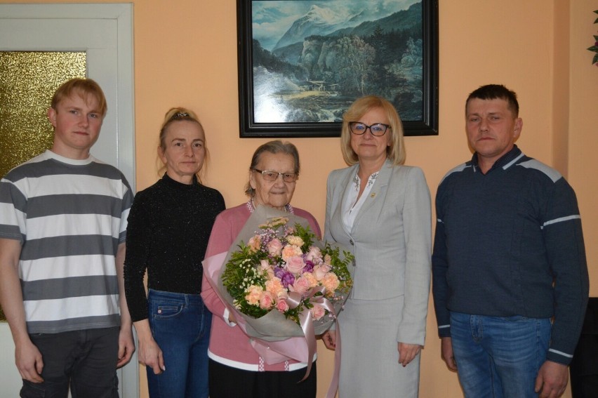Pani Wiesława Bendowska świętowała 90. urodziny. Życzymy dużo zdrowia!