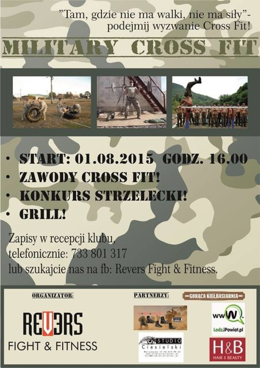 Military Cross Fit w Łodzi już 1 sierpnia.