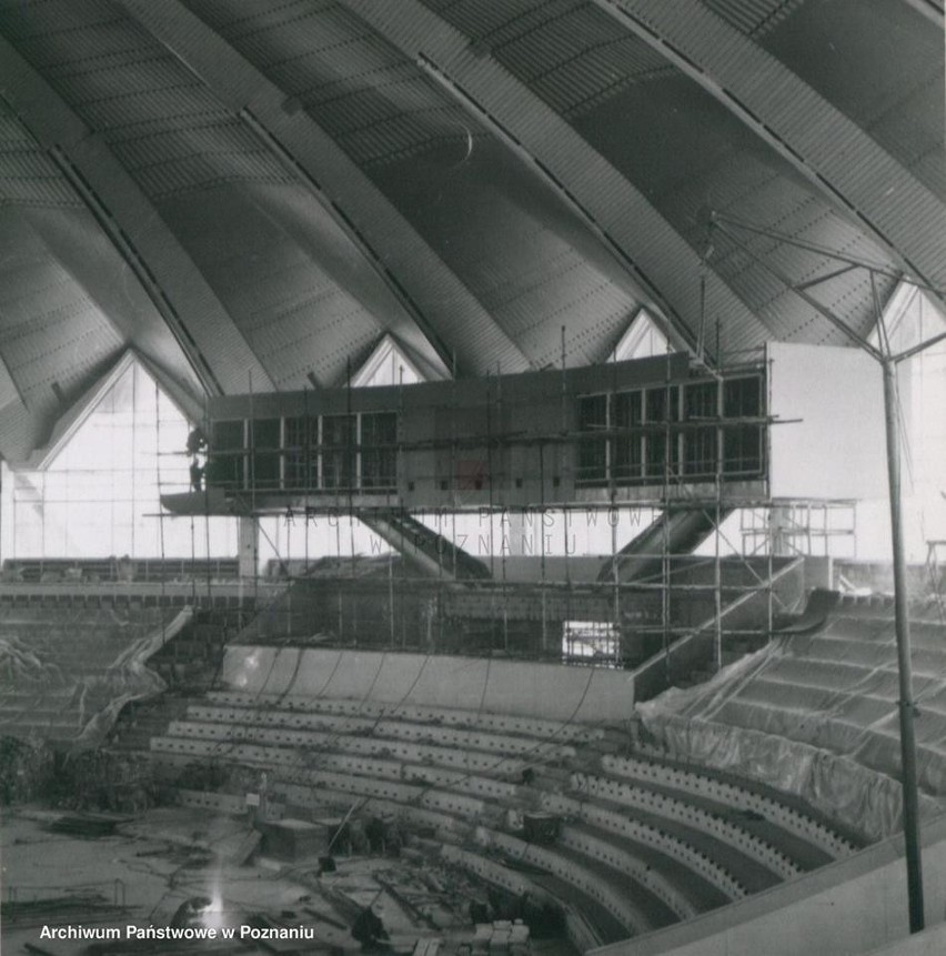 Arena: 41 lat temu w Poznaniu rozpoczęto budowę hali widowiskowo-sportowej [ZDJĘCIA ARCHIWALNE]