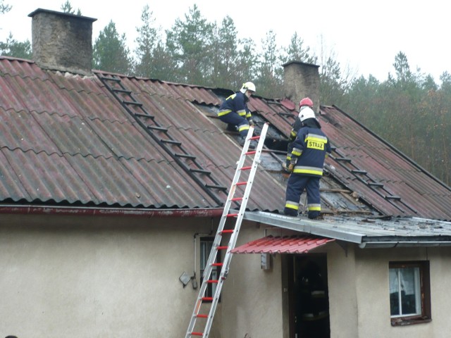 Pożar w miejscowości Wirwajdy