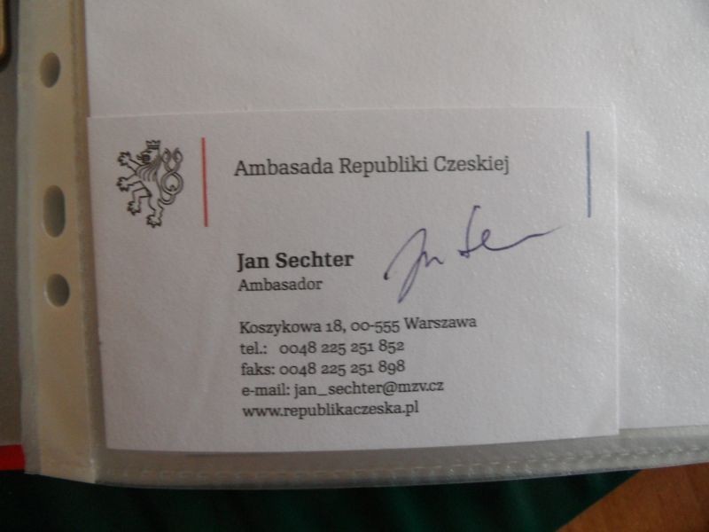 Zbigniew Kulasek z Pszczyny od 6 lat kolekcjonuje autografy. Ma podpis m.in. Angeli Merkel