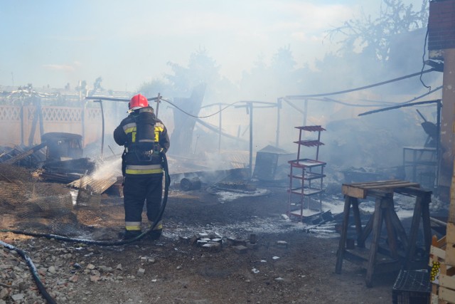 Pożar na ulicy Fredry