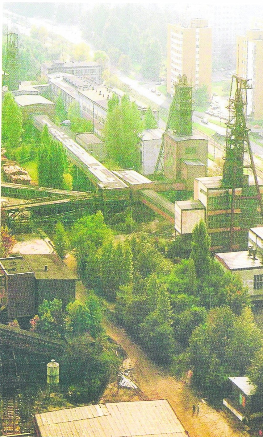 Tak szyby kopalni Sosnowiec wyglądały jeszcze całkiem...
