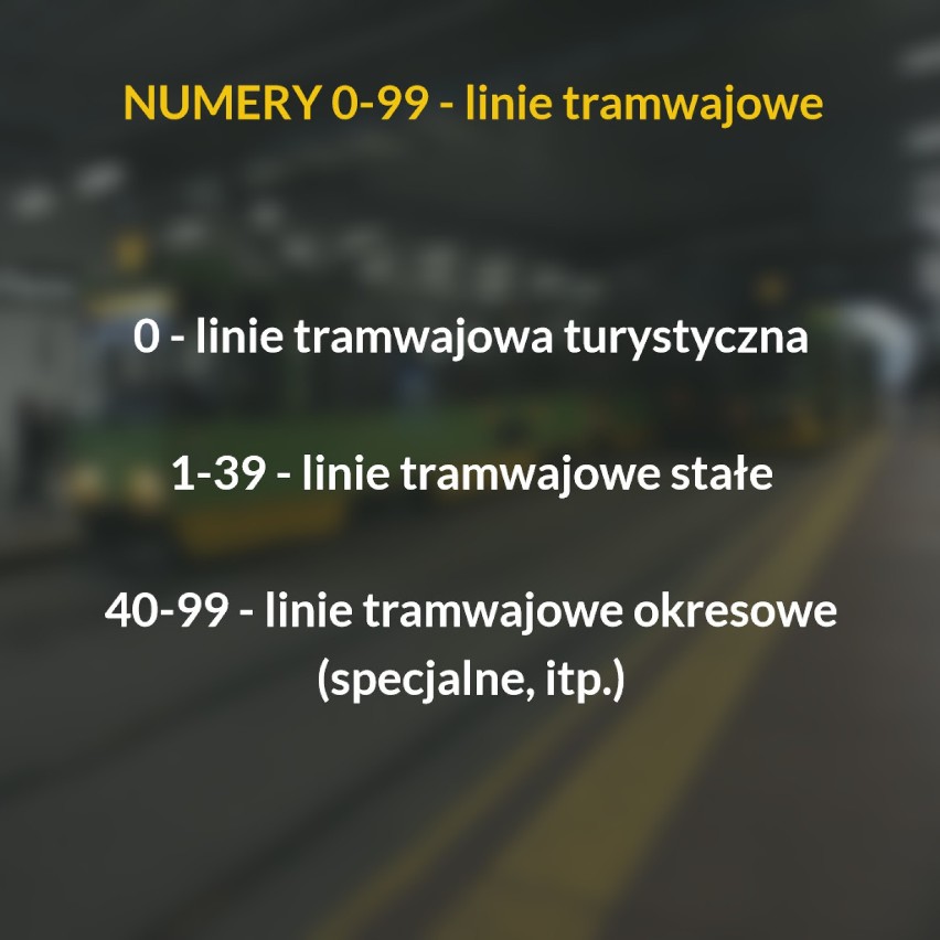 Tak wygląda numeracja linii tramwajowych.

Przejdź dalej...