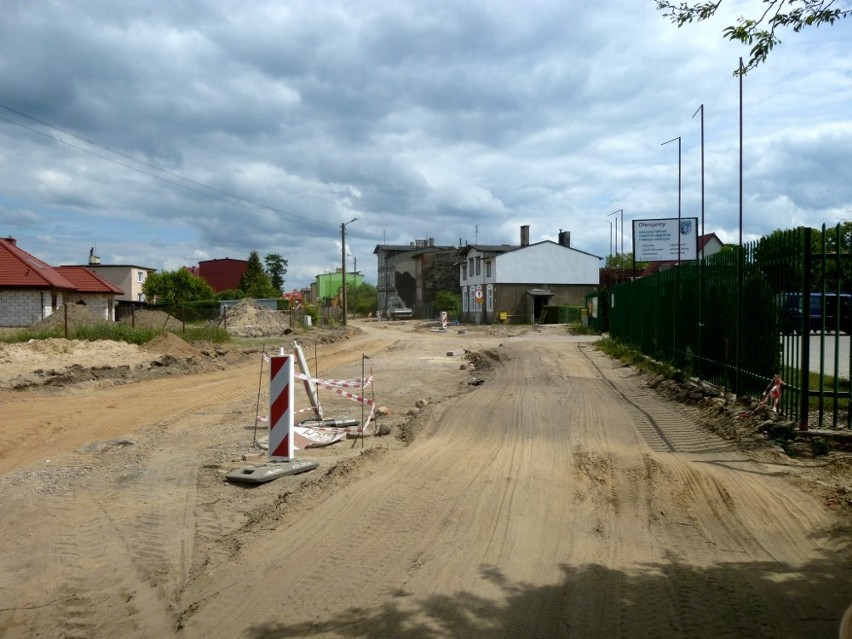 Sławno remont. Postęp remontu ulicy Chełmońskiego