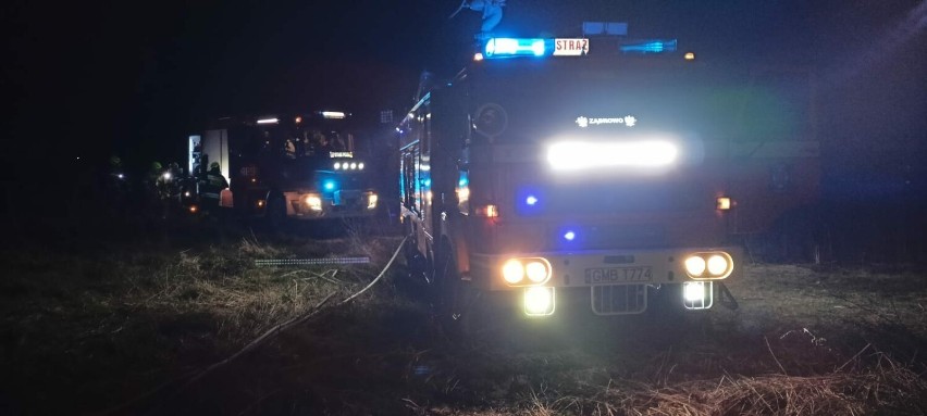 Zdarzenia drogowe w Dębinie oraz pożary traw i śmieci. Tygodniowy raport Komendy Powiatowej PSP w Malborku
