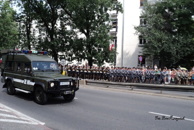 Warszawa, 15 sierpnia 2014. Defilada wojskowa. Fot. Ewa Krzysiak