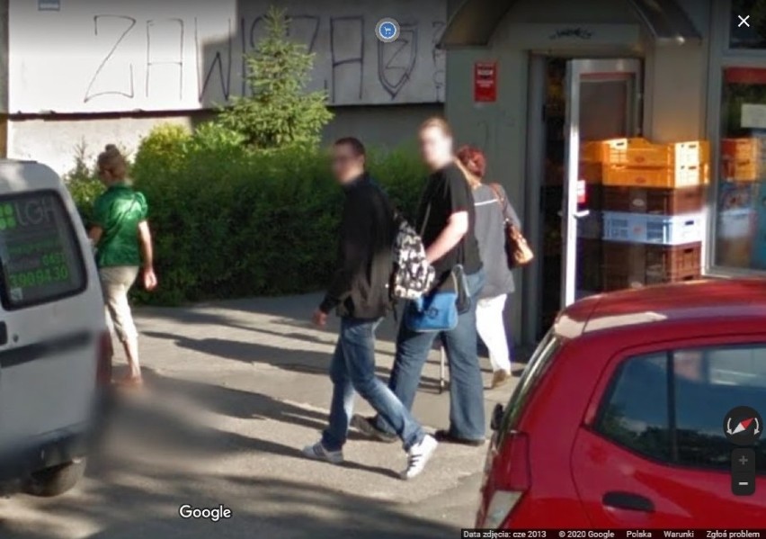 Google Street View na osiedlu Nowym w Inowrocławiu