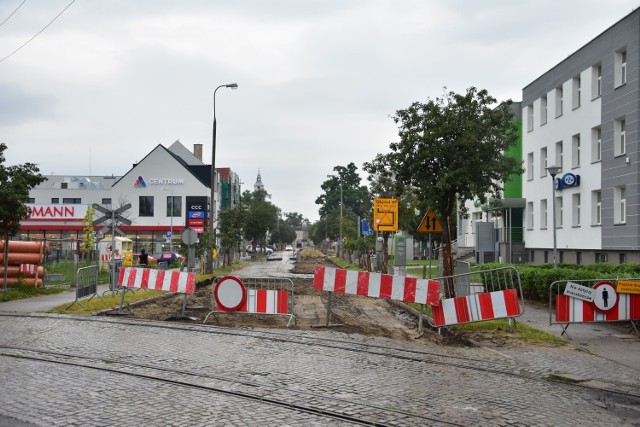 Kolejny etap budowy kanalizacji deszczowej w ulicy 700-lecia w Żninie.