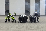 Kraków. Policjanci szkolili się, jak reagować podczas ulicznych zamieszek czy agresywnych demonstracji ZDJĘCIA