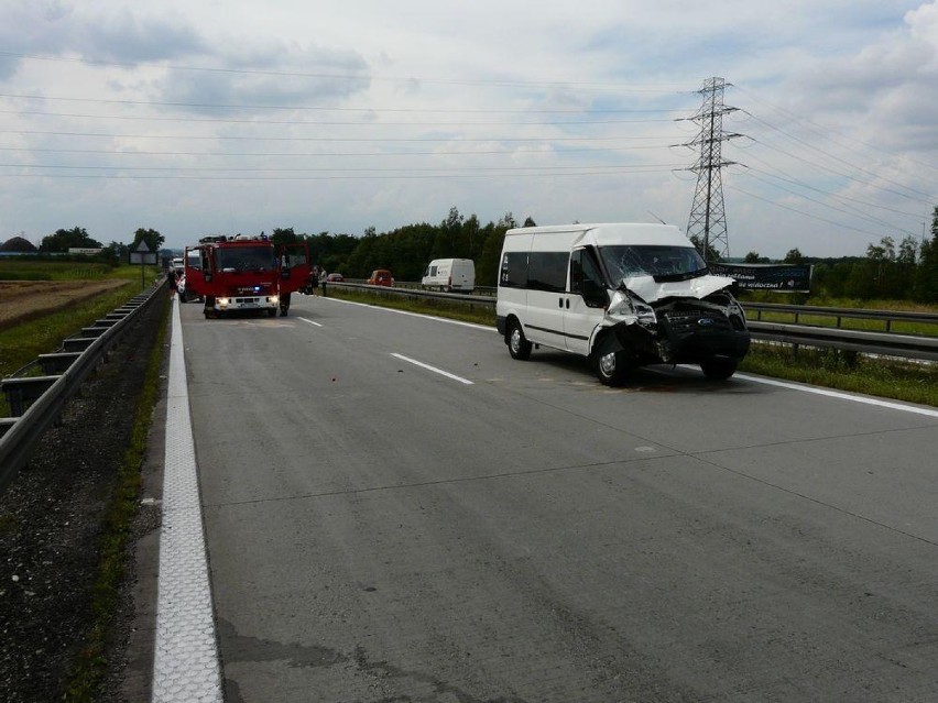Autostrada A4. Wypadek na A4 pod Legnicą. 9 osób...